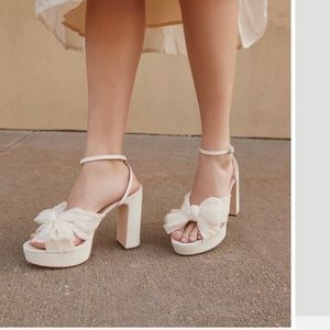 Loeffler Randall Natalia Pearl, 7.5, worn once